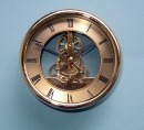 100mm skeleton clock